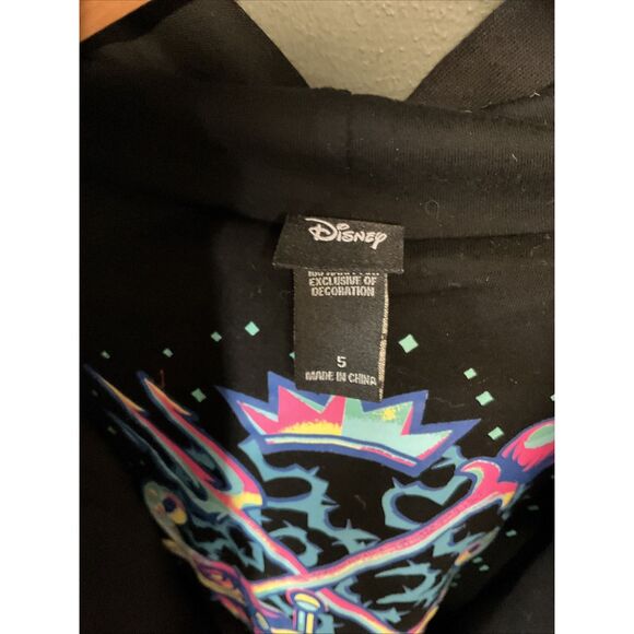 Torrid Disney Villains Crest Black Fleece Zip Hoodie 5X Plus Ursula Maleficent - Picture 4 of 5